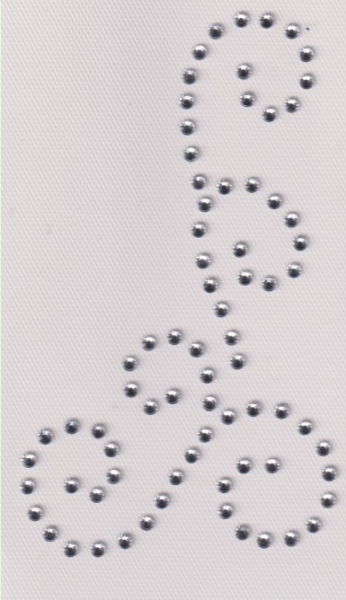 Strass Bild zum Aufbügeln  crystal 6